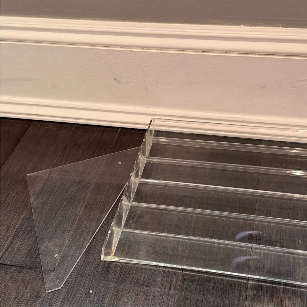 Clear Acrylic Display Stand for Nail Polish, Makeup, etc Womens Home Girls